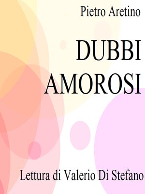 cover image of Dubbi amorosi